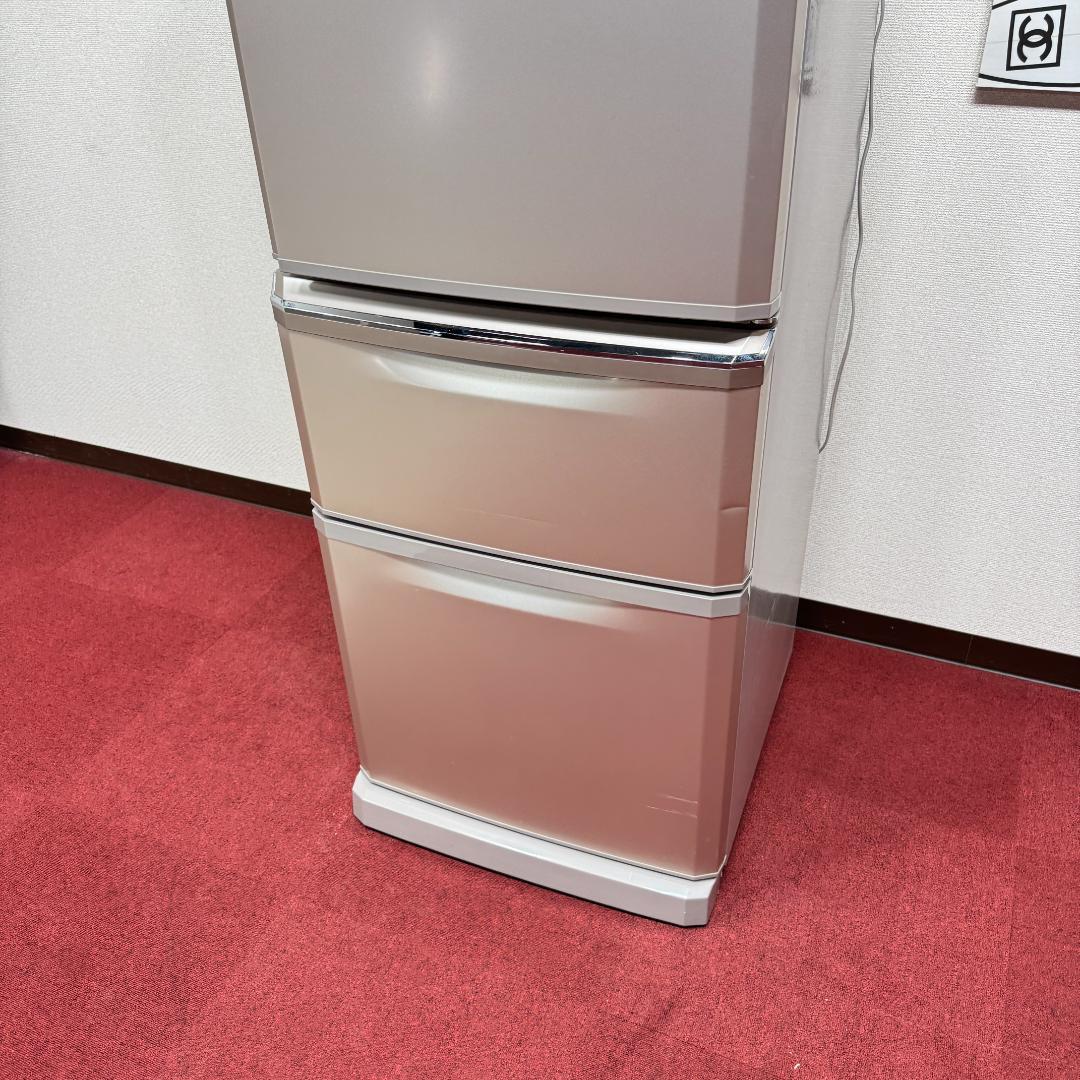 東京23区送料無料　美品三菱2014年製　3ドア370L　洗浄/除菌済み