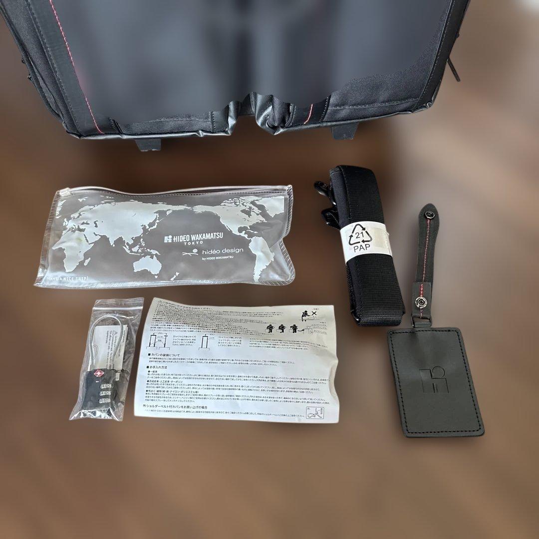 HIDEO WAKAMATSU スーツケース ビジネスキャリー 2輪 機内持込