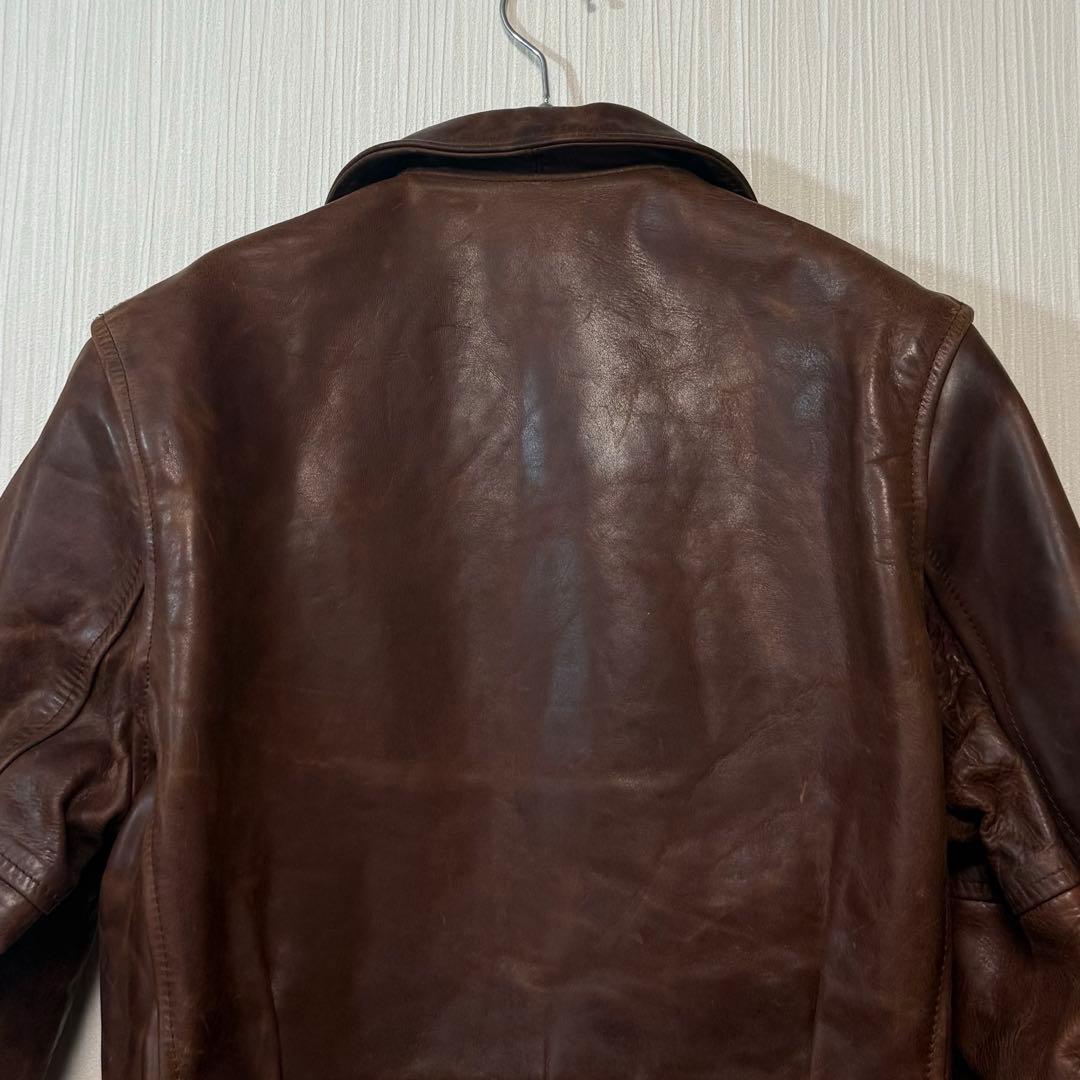 5th飛行機タグ エアロレザーハイウェイマン 馬革 ホースハイド