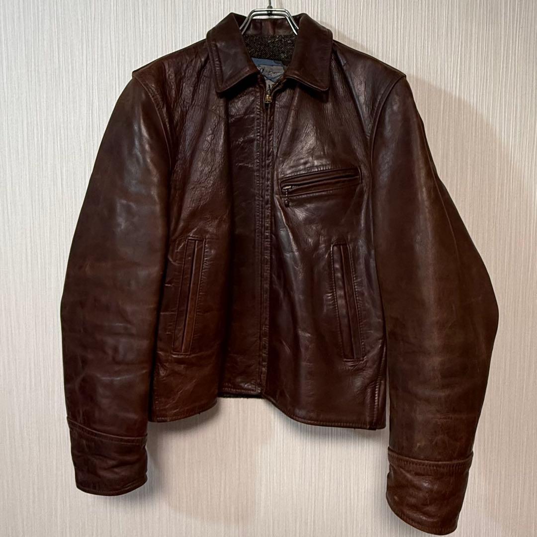 5th飛行機タグ エアロレザーハイウェイマン 馬革 ホースハイド