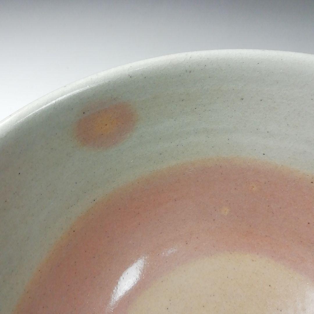 Ｔ２６３　茶碗　『松葉の絵』『花蝶窯　手塚充(石雲)』　共箱　抹茶碗　茶道具