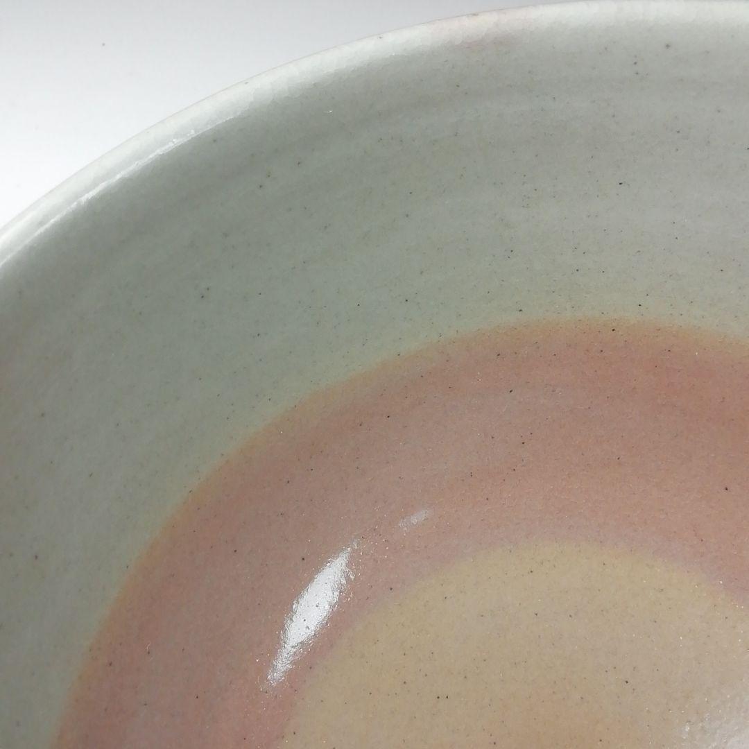 Ｔ２６３　茶碗　『松葉の絵』『花蝶窯　手塚充(石雲)』　共箱　抹茶碗　茶道具