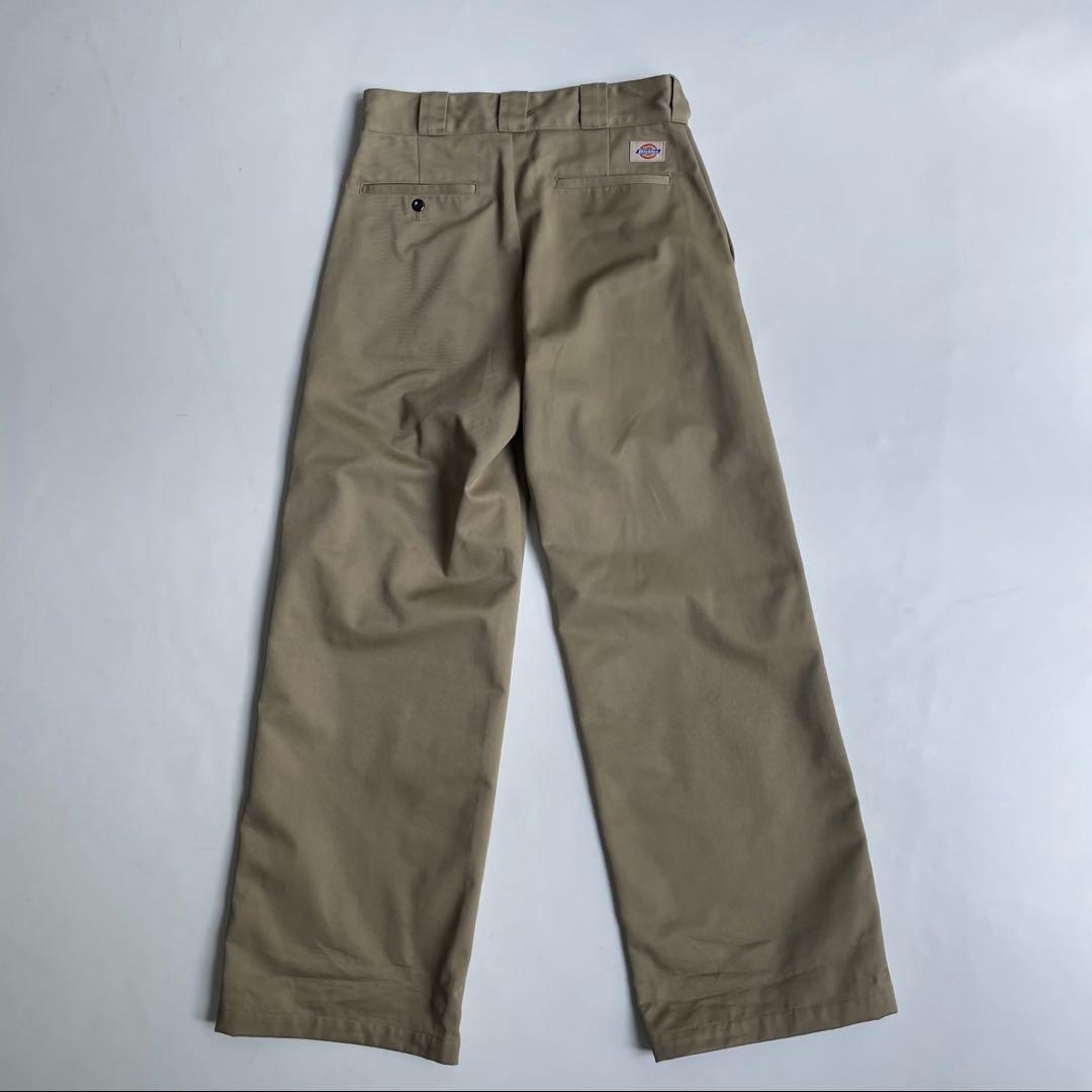 ok.soon×dickies ワイドチノパンツ newベージュ