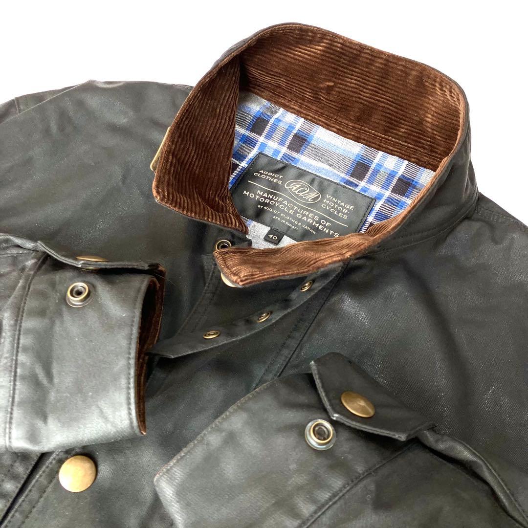 アディクトクローズACV-WX02 WAXEDCOTTON BMC JACKET