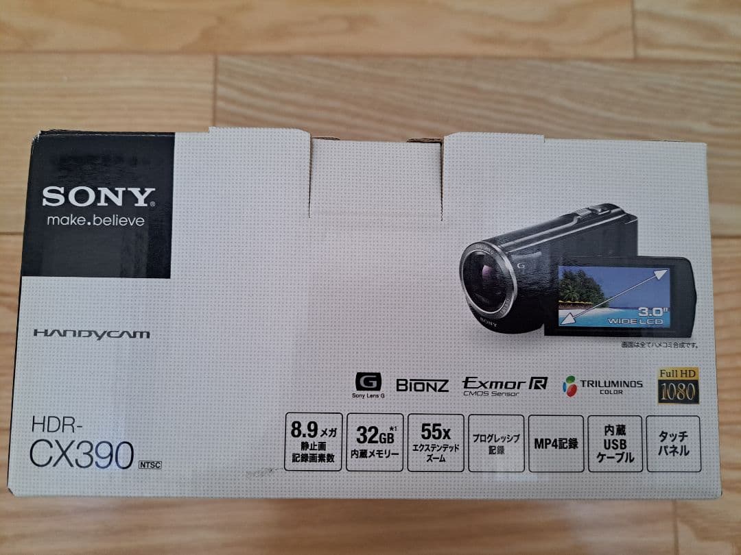ビデオカメラ SONY HDR-CX390