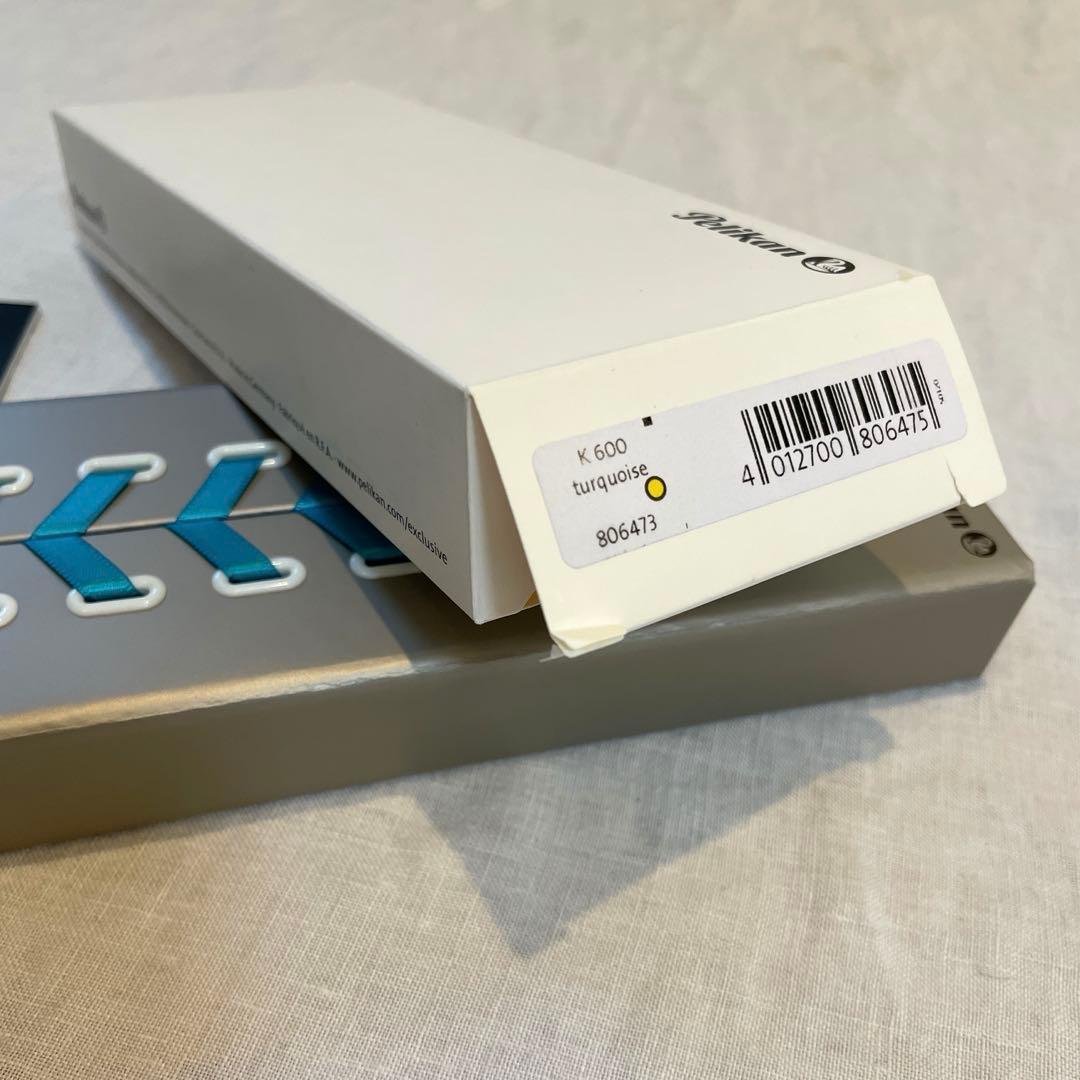 ペリカン ボールペン［未使用］特別生産品 スーベレーン600 ターコイズホワイト