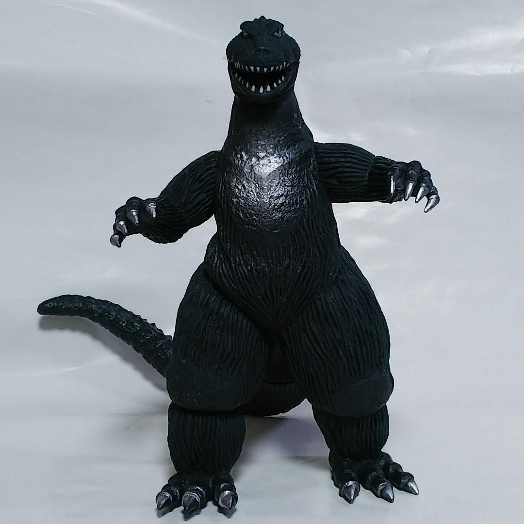 「キングコング対ゴジラ」ソフビ人形・ゴジラ（中古・１９８３年・プラタグ付き）