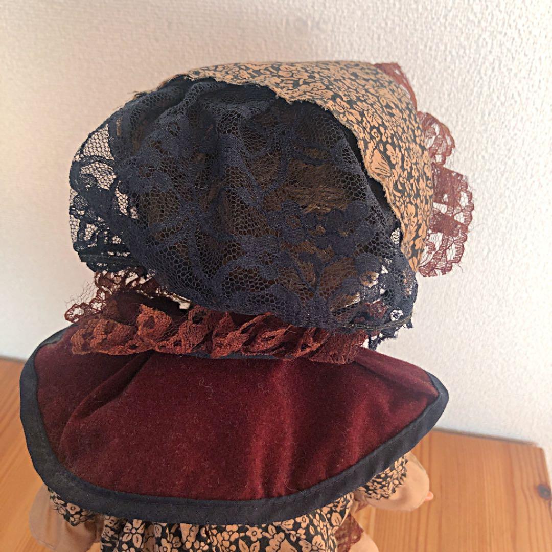 アンティーク　ドール　人形　レトロ　ヴィンテージ　ビスクドール