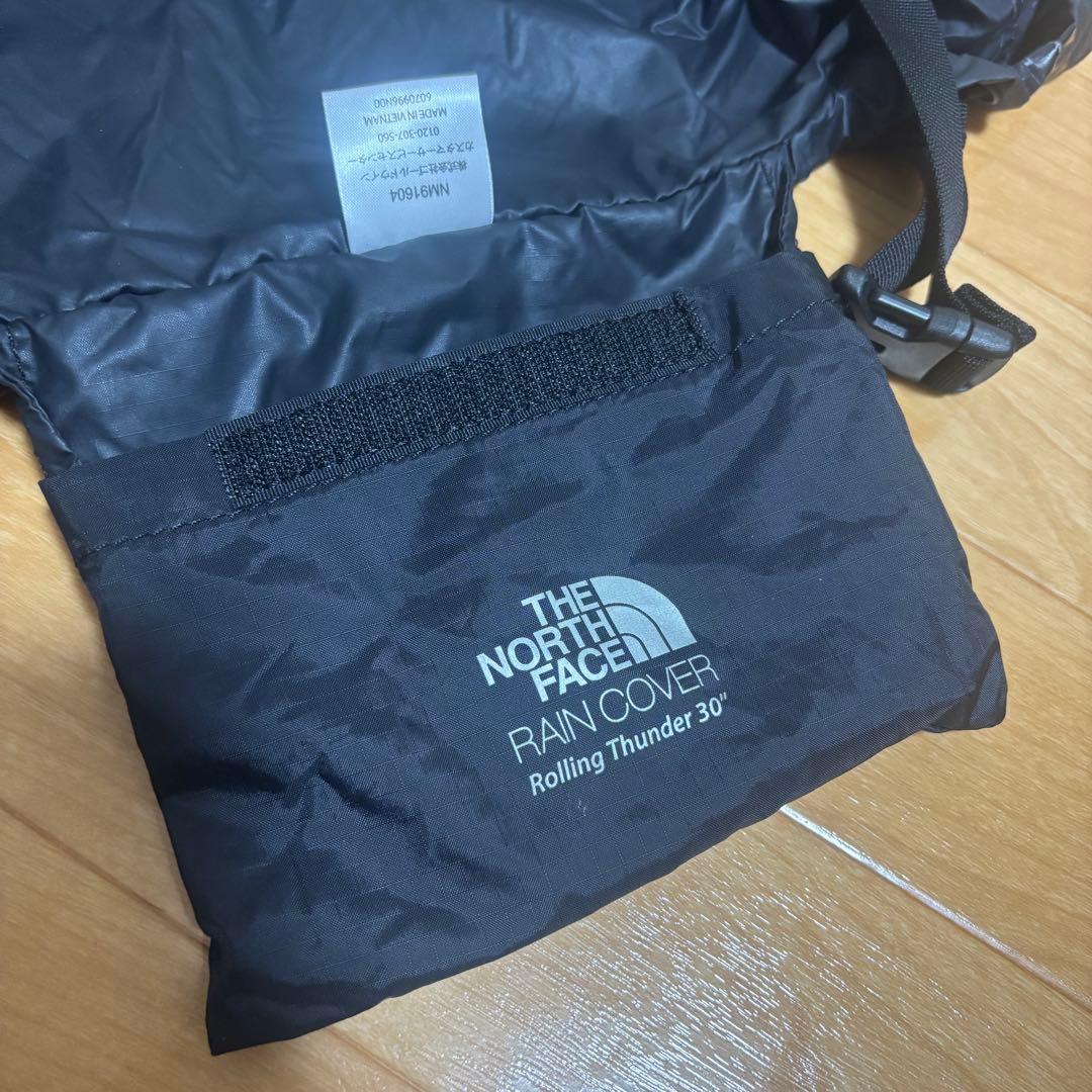 美品ノースフェイス キャリーバッグ トラベル ローリングサンダー30 カバー付き