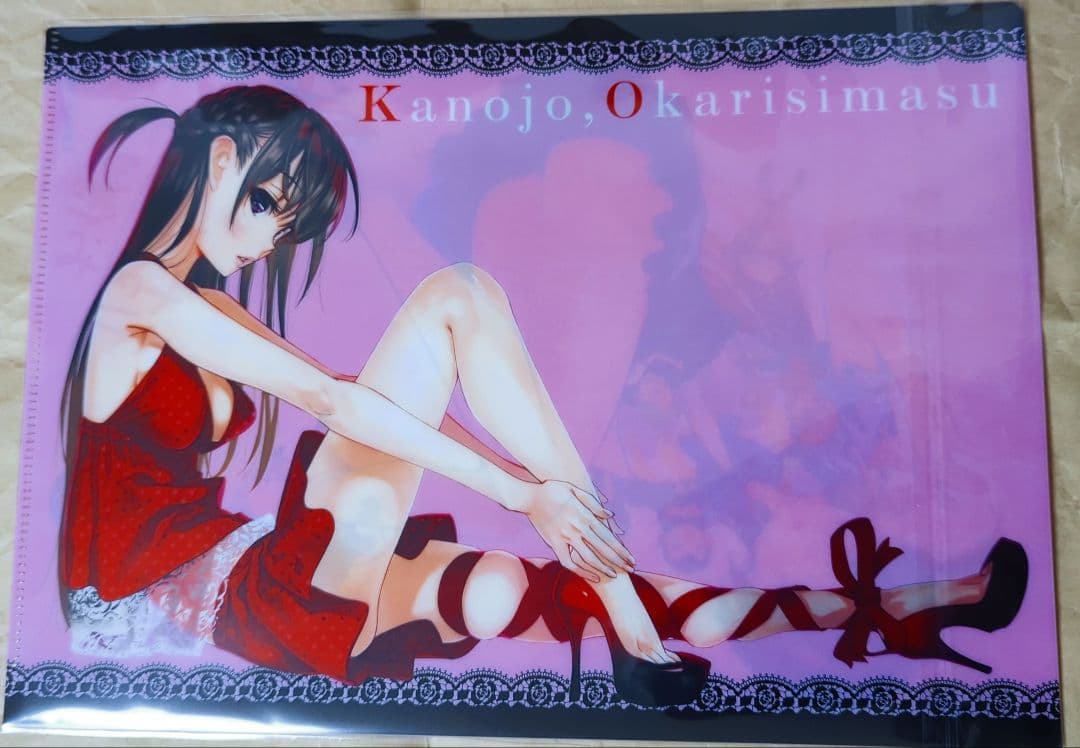 1割引送料無料★★当選品 原作絵A4クリアファイル彼女お借りします/かのかり23