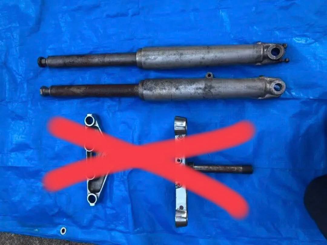 50FL ハーレーパンヘッド　41Φ ハイドラグライド　フロントフォーク