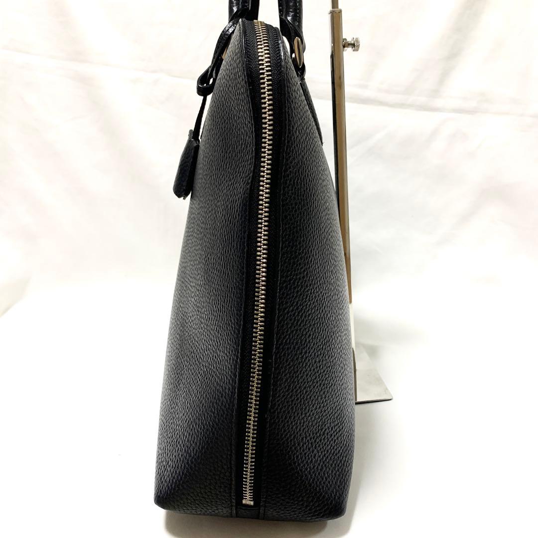 【近年モデル　A4収納可能】ユナイテッドアローズ　レザーラウンドブリーフケース