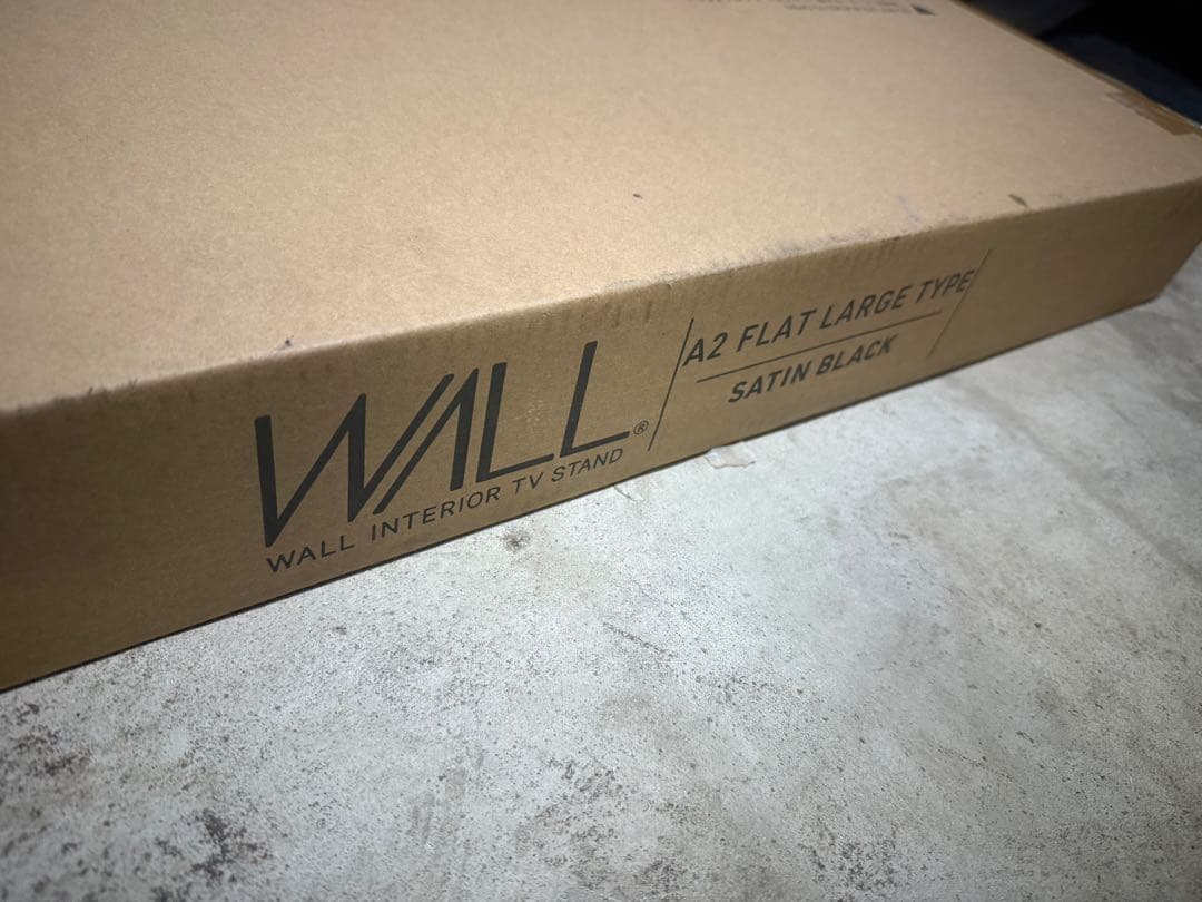 WALL A2 FALT LARGE TYPE SATIN BLACK 新品