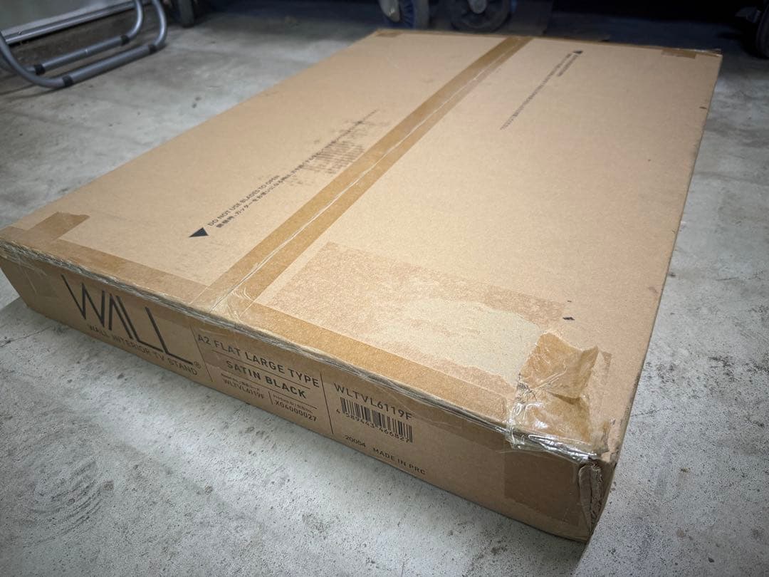 WALL A2 FALT LARGE TYPE SATIN BLACK 新品