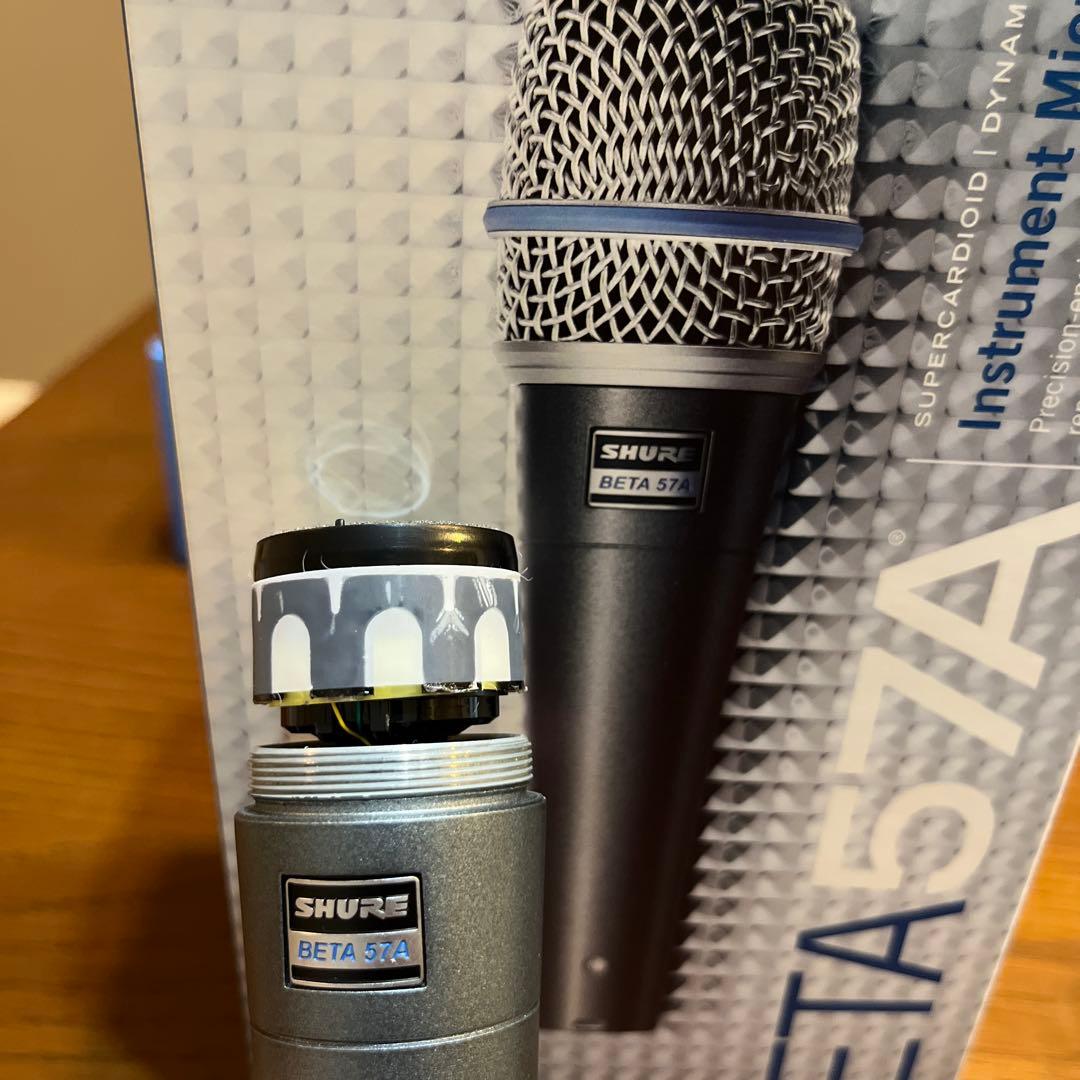 SHURE BETA 57A ダイナミックマイク ケース付き