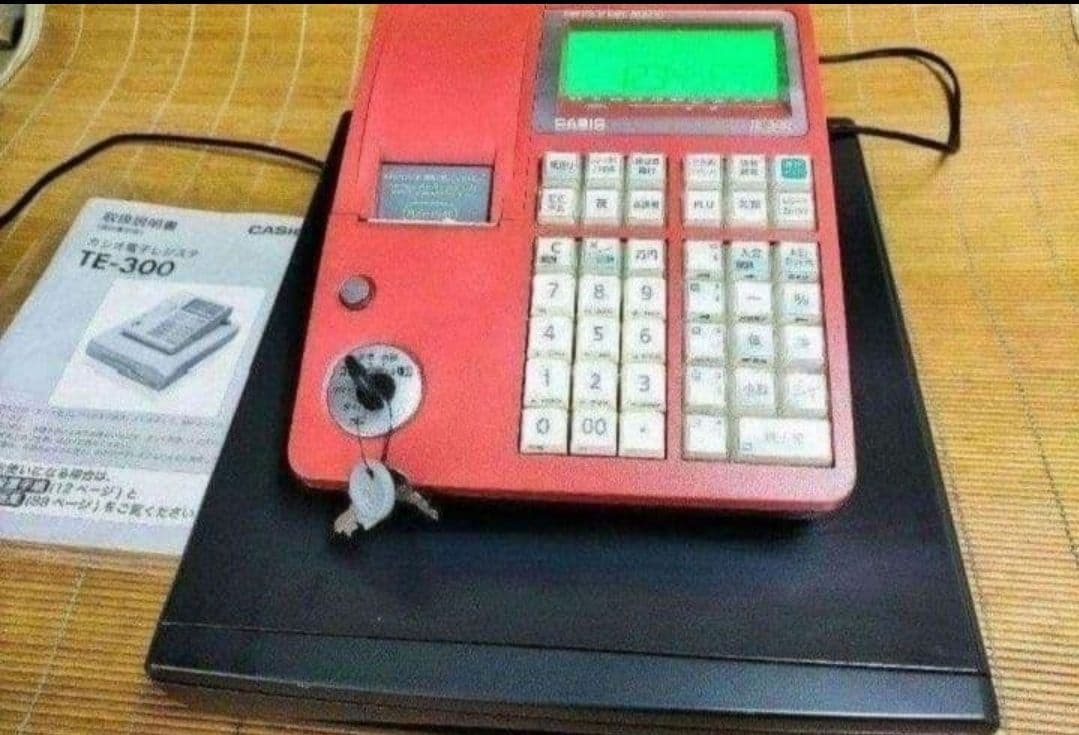 カシオレジスター　TE-300　 設定無料　送料無料人気機種　123300