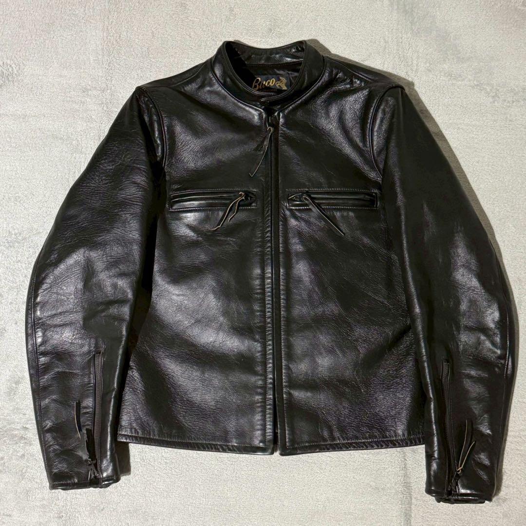 リアルマッコイズ BUCO J-100 レザージャケット サイズ 34 馬革