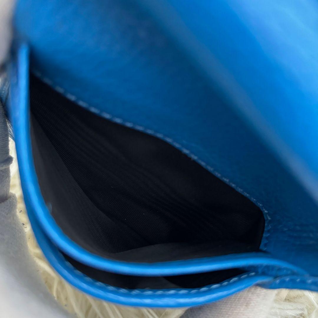 【激レア 美品】ヴィヴィアンウエストウッド　二つ折り財布　がま口　オーブ　ブルー