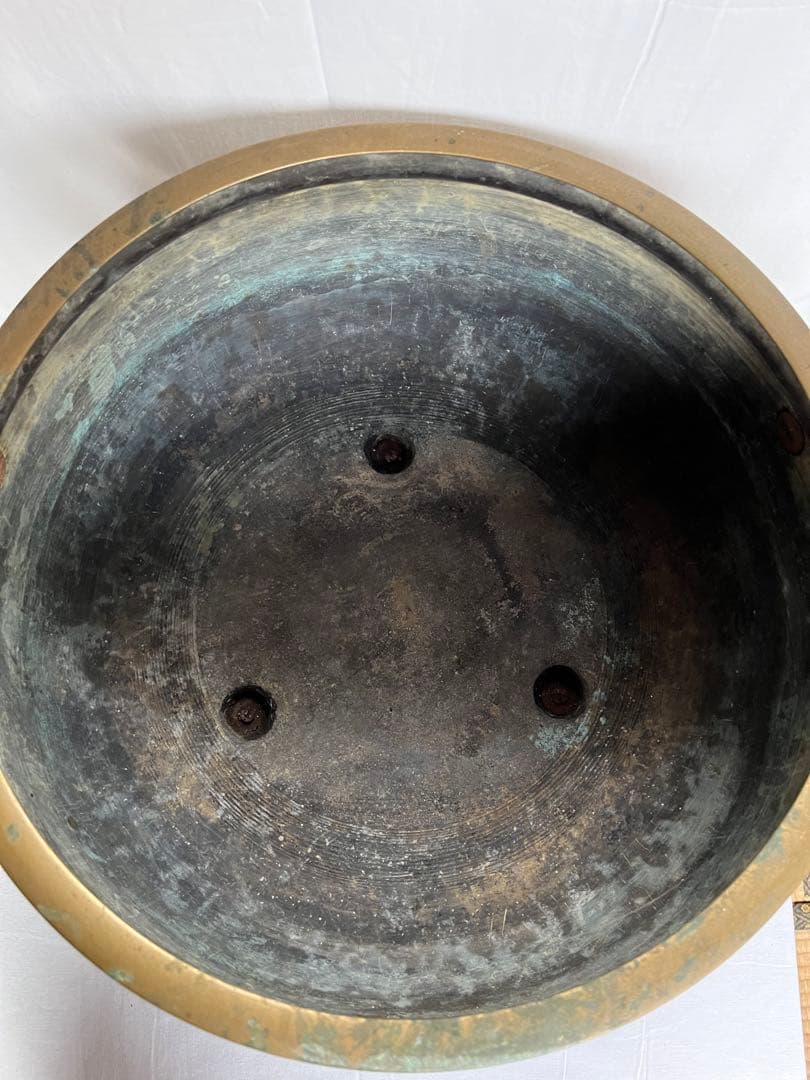 火鉢　真鍮製　レトロ