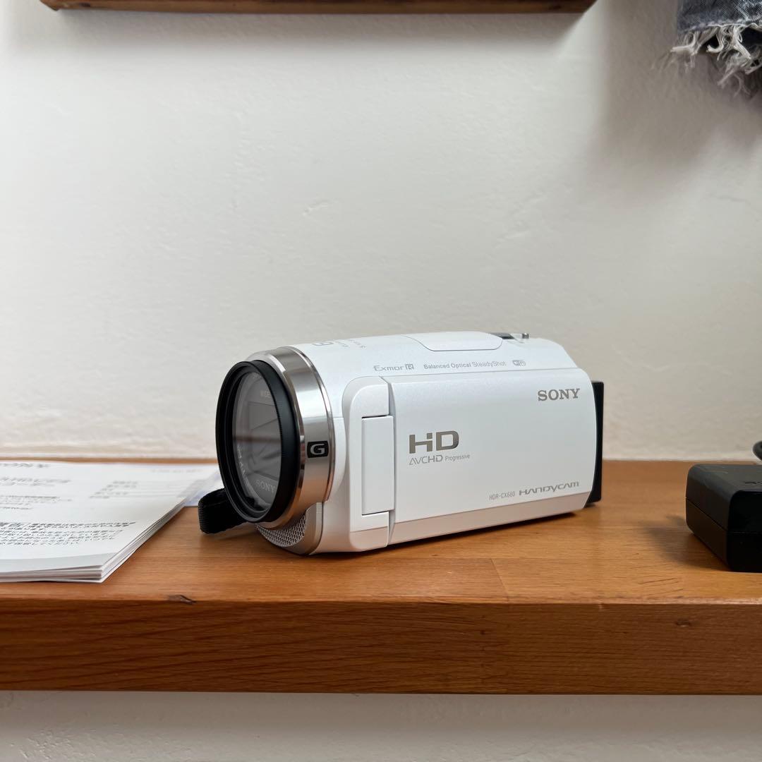 【美品】SONY HDR-CX680 ハンディカム ソニー ビデオカメラ