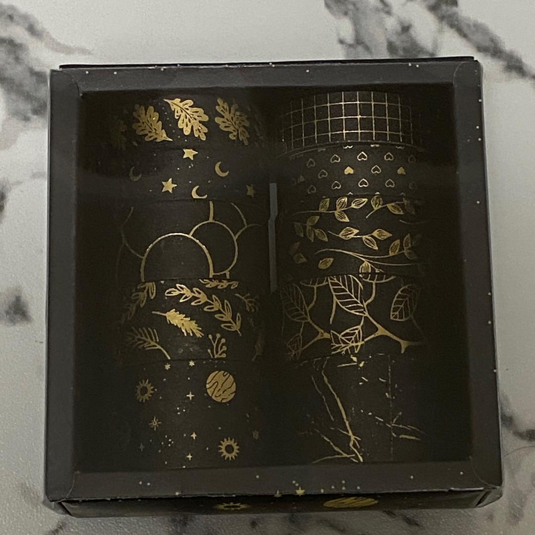 【mr-box】海外マステ 箔あり・花柄など90巻【まとめ売り】