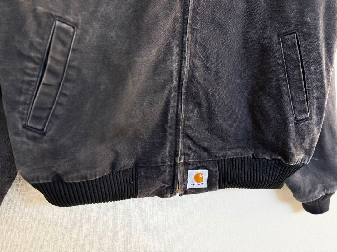 超超スペシャル 80s カーハート サンタフェジャケット ブラック XL 黒