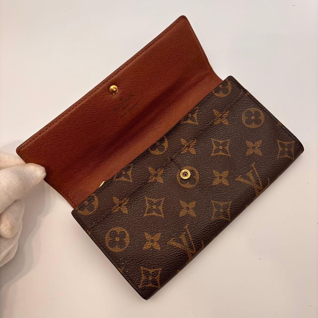 【鑑定済み】ルイヴィトン✨モノグラム✨ポルトフォイユ・サラ 長財布