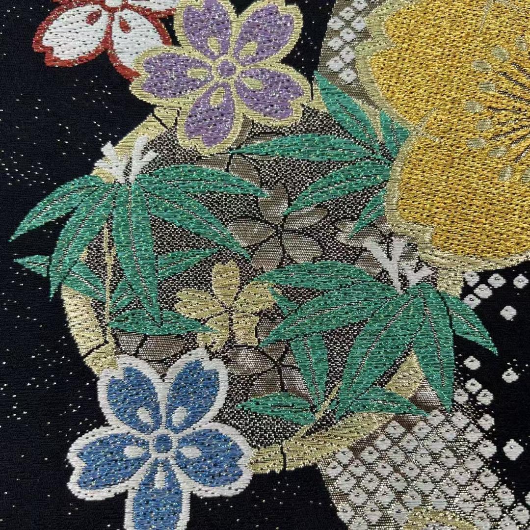 【お得品】 振袖セット 成人式 正絹 古典柄 振袖 水色 S*12 ●