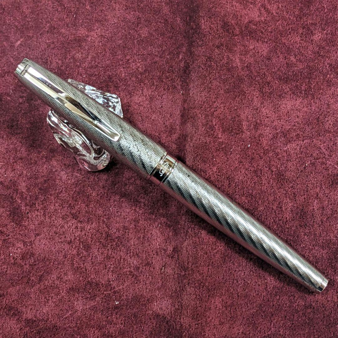 Sailor 18K スターリングシルバー軸 万年筆 稀少品