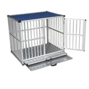 【業務用・店舗用犬舎】　アルミ素材　ゲージ　犬舎【86×66×82ｃｍ】