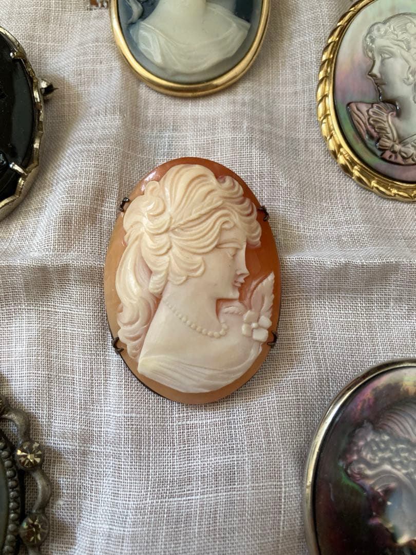 カメオ　cameo ブローチ ペンダントトップ アクセサリー　まとめて