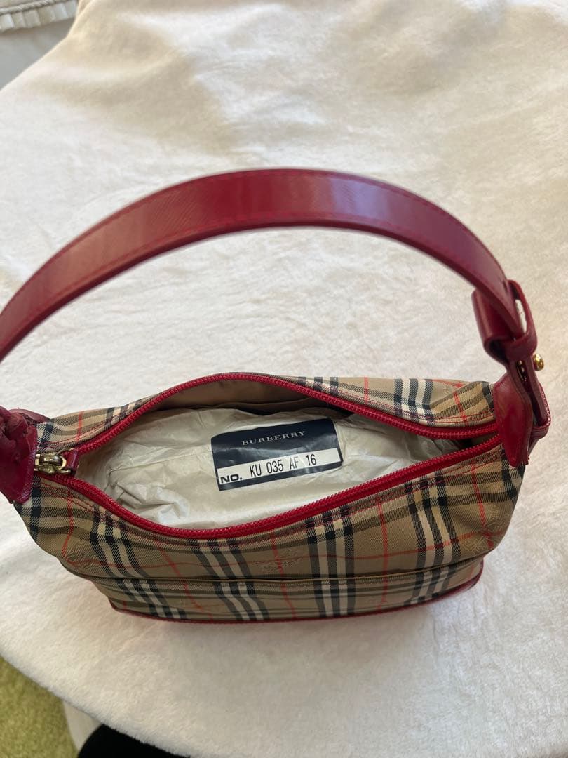 BURBERRY チェック柄 ショルダーバッグ