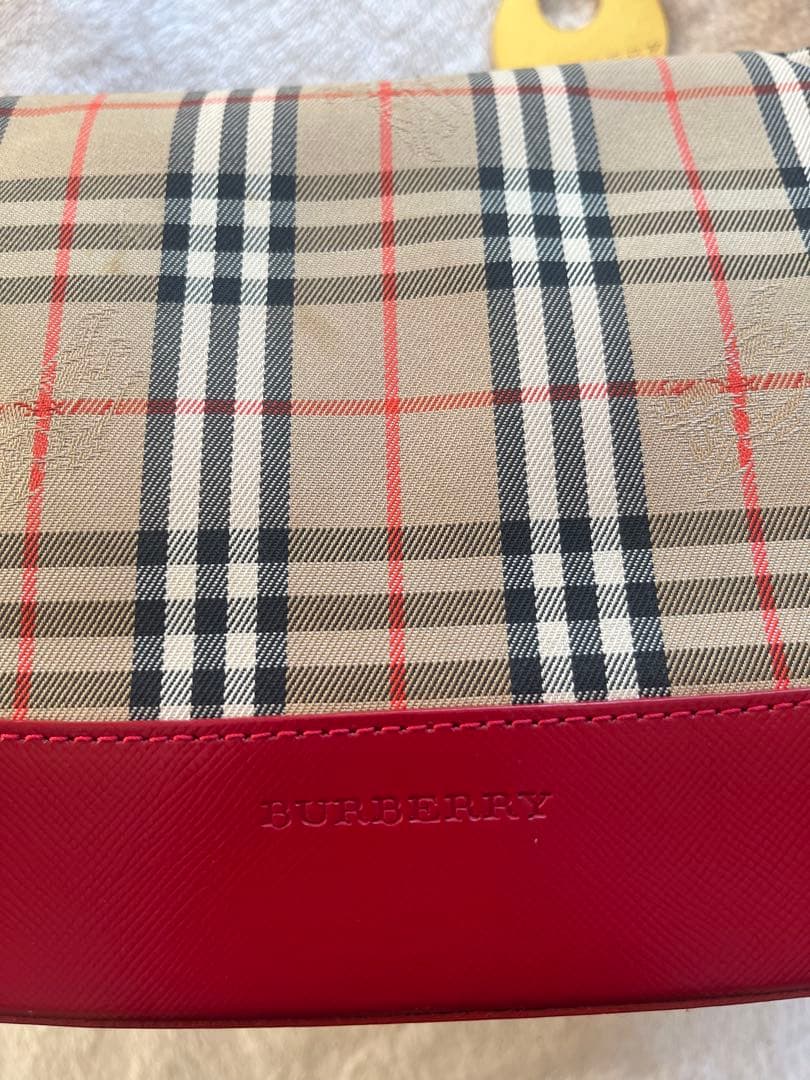 BURBERRY チェック柄 ショルダーバッグ