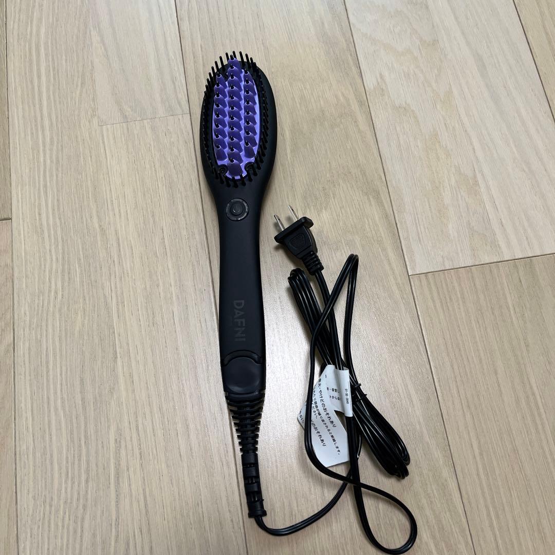 新品 未使用 DAFNI ヘアアイロン ブラシヘアアイロン ダフニ ブラシ型