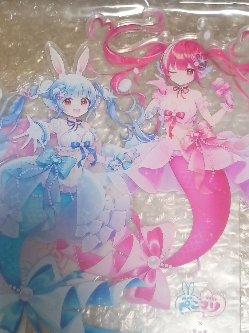 ポケコロツイン ホロライブ 兎田ぺこら 宝鐘マリン BIGアクスタ 等身