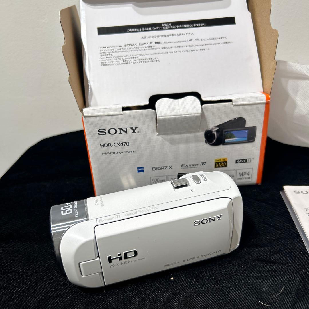 新品ソニー SONY HDR-CX470 デジタルHD ビデオカメラレコーダー