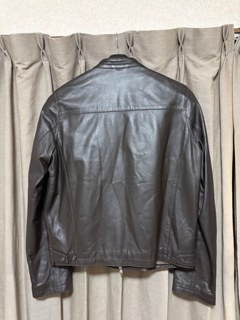 CINQUANTA レザーシングルライダースジャケット ブラウン(専用)
