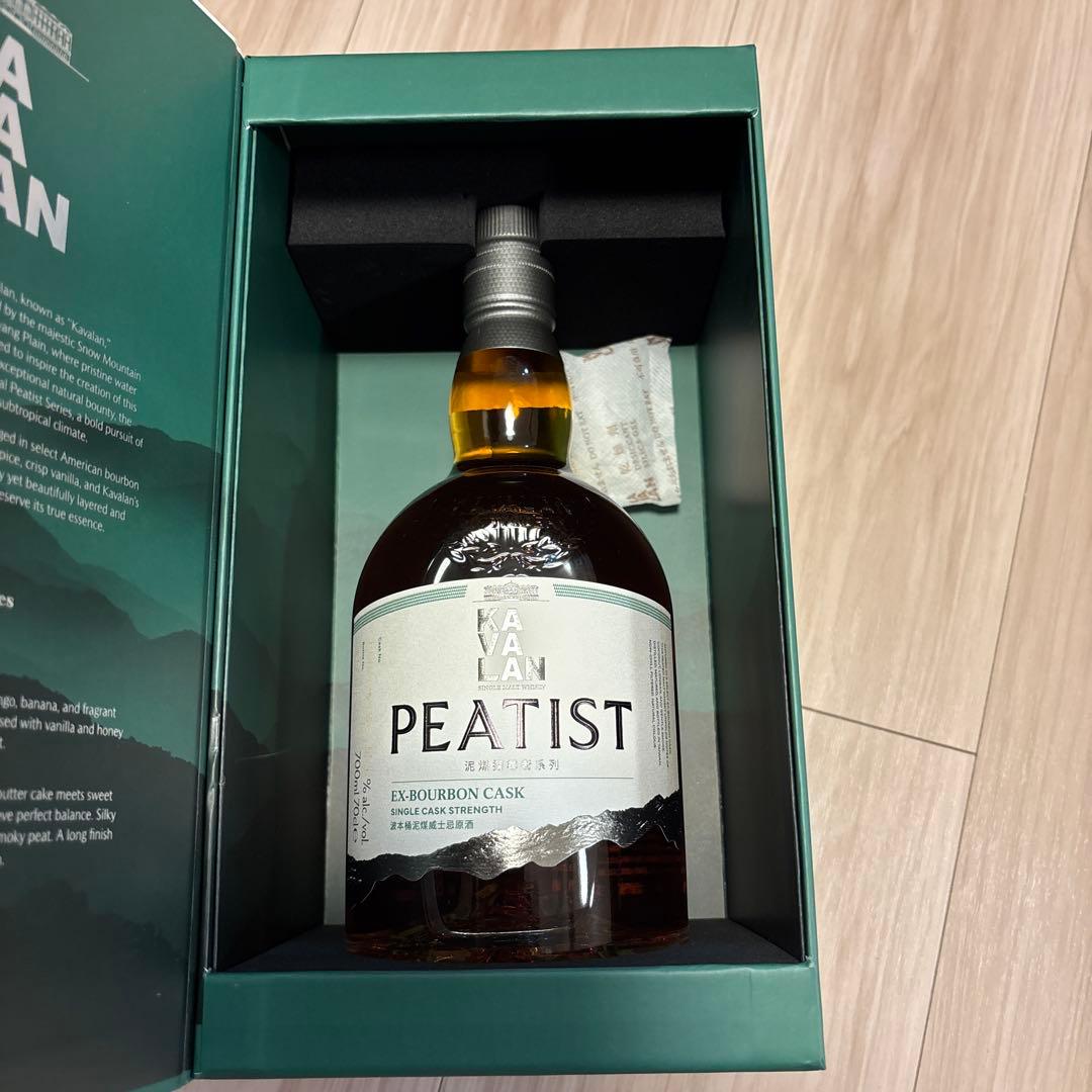 カバラン ピーテッド バーボンカスク ストレングス シングルモルトウイスキー