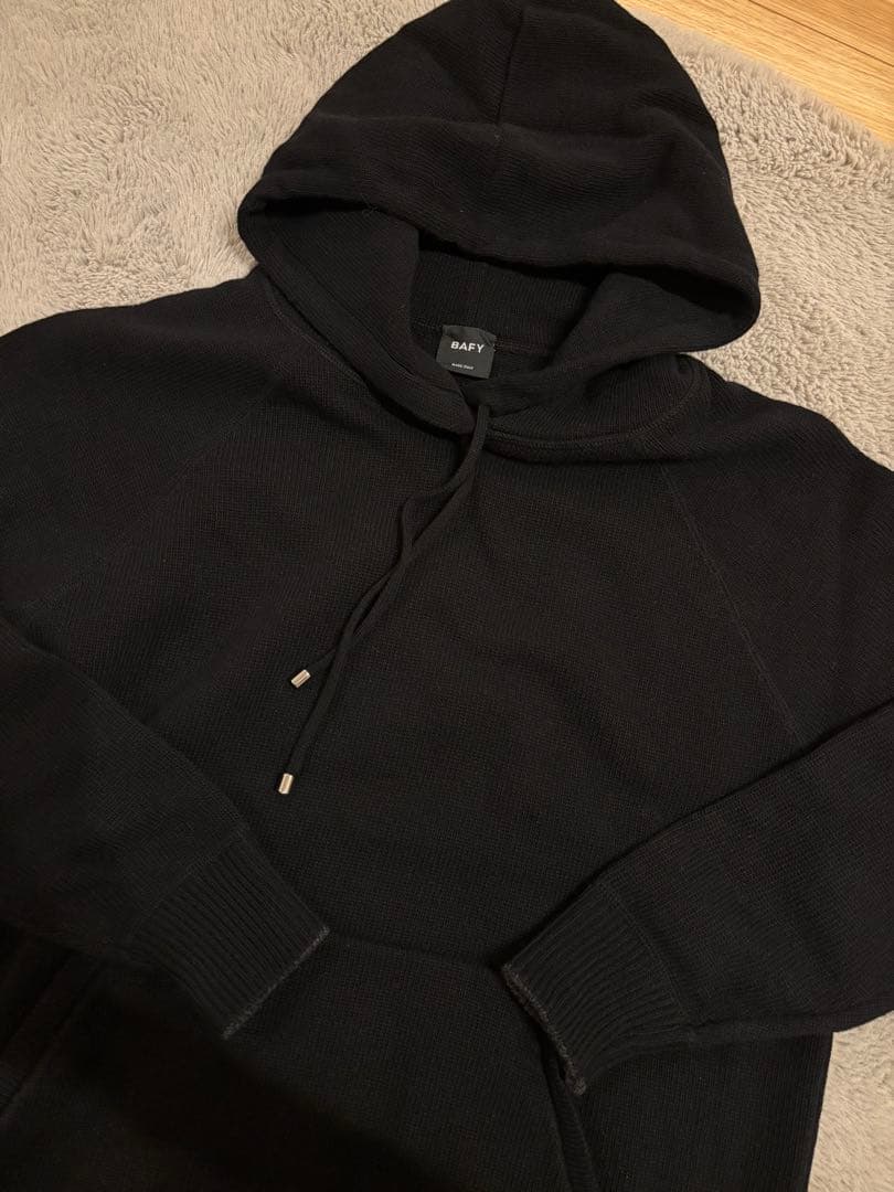 bafy メンズパーカー　ウール100% 美品