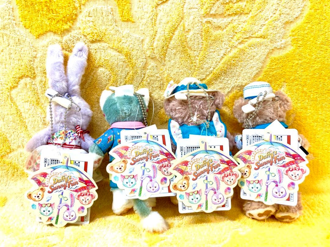 ♡サニーファン♡2019年♡ダッフィー＆フレンズ♡ぬいぐるみバッヂ♡タグ値札付き
