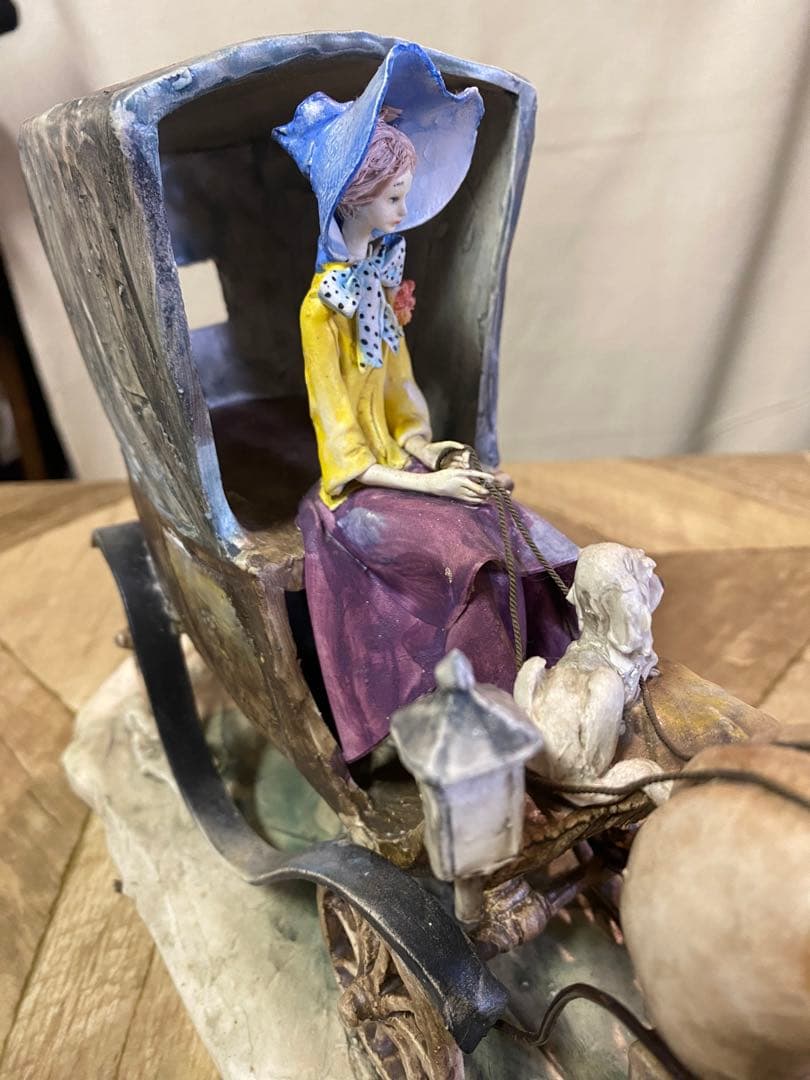 Lo Scricciolo イタリア製　T.Moretto 磁器人形　オブジェ