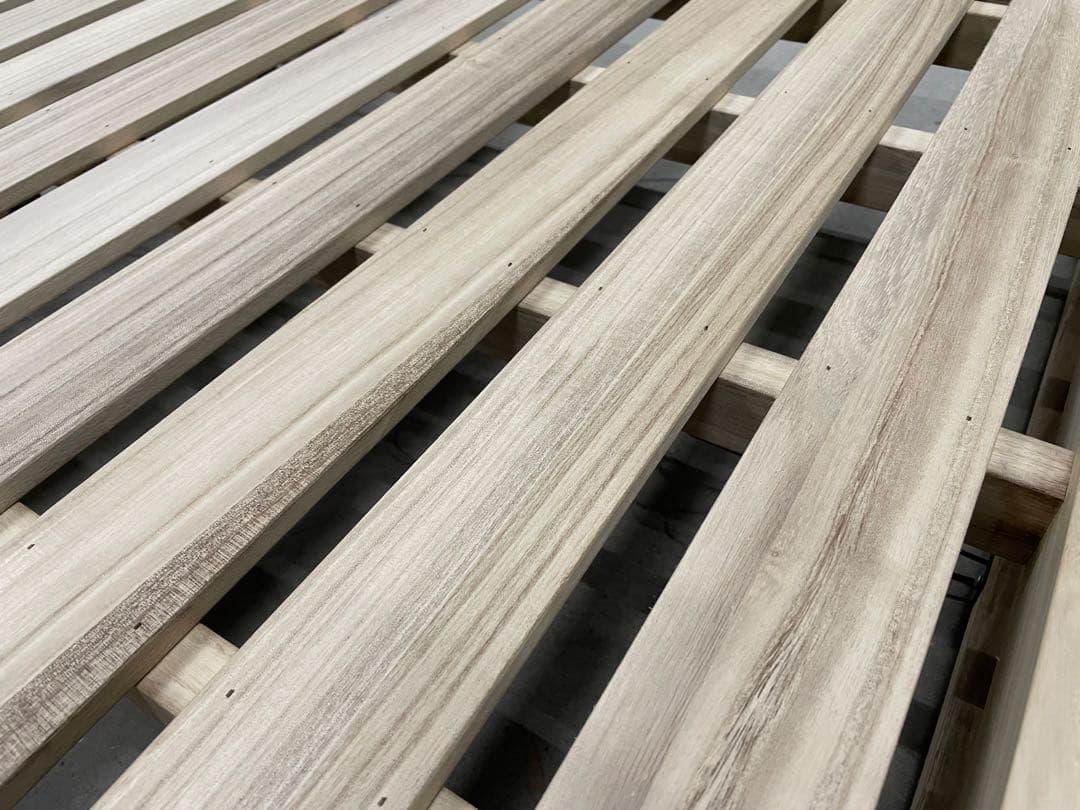 美品　桐の畳めるベッド 桐らくね 桐優 kiyuu 折り畳み式