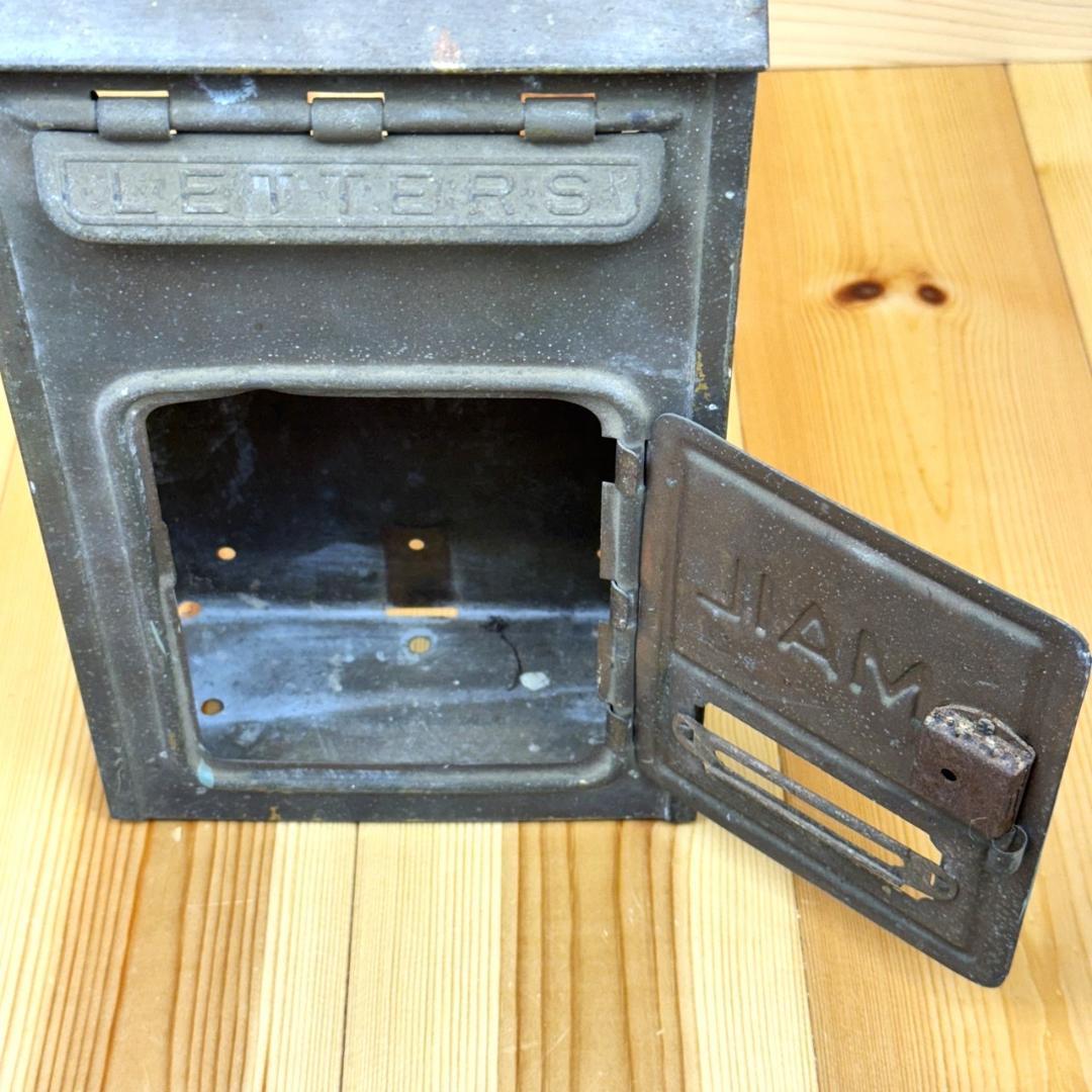 メールボックス アンティーク ポスト 郵便受け 真鍮製 アメリカ ビンテージ