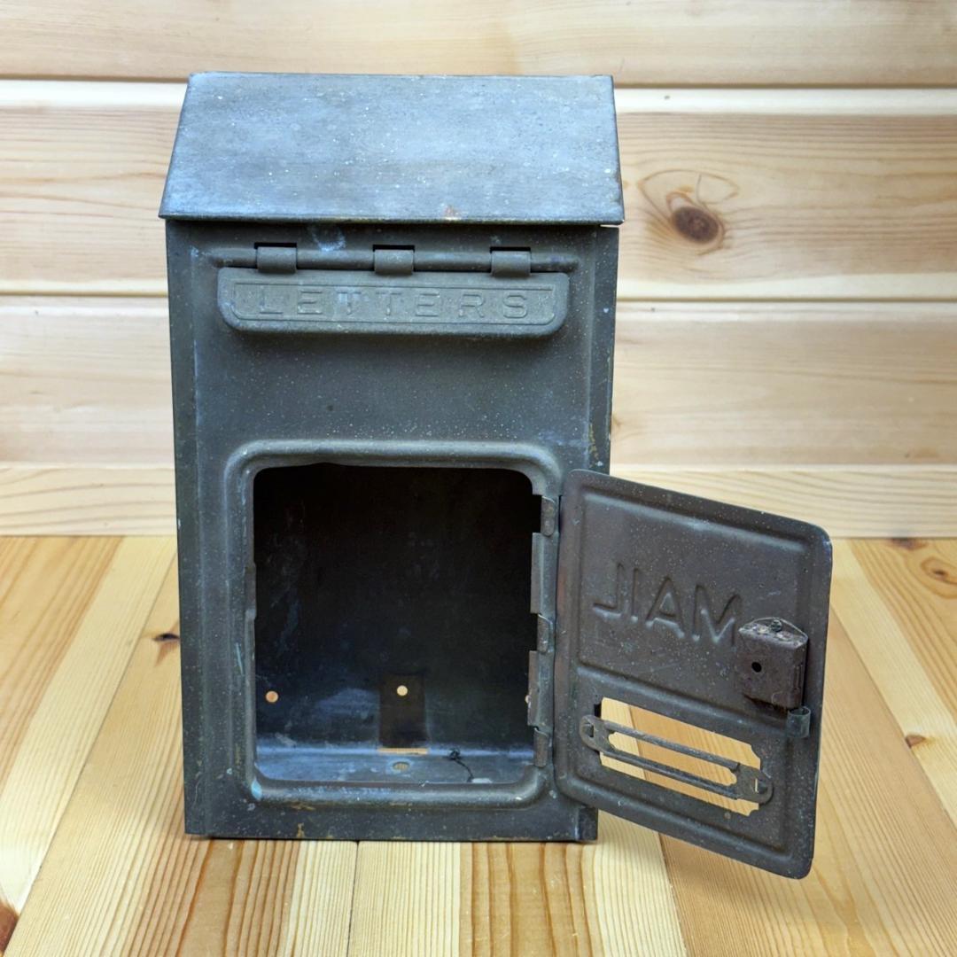 メールボックス アンティーク ポスト 郵便受け 真鍮製 アメリカ ビンテージ