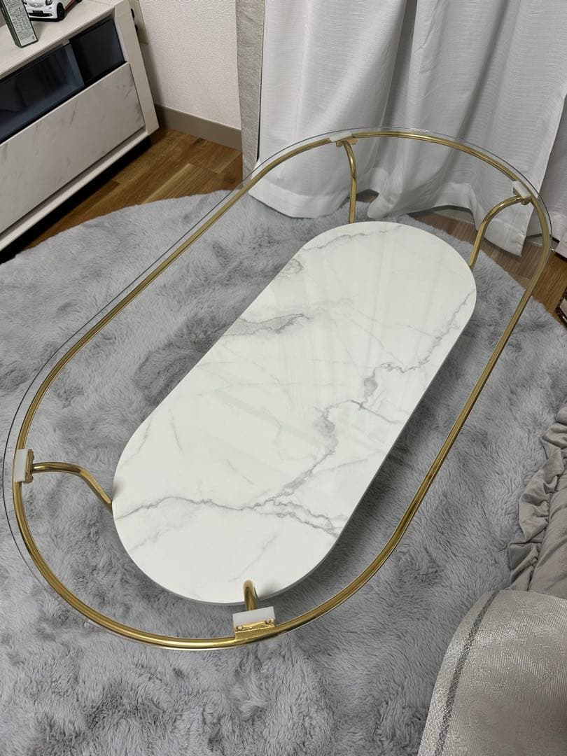 ⚠️8/24まで限定⚠️ Francfranc レガートコーヒーテーブルL