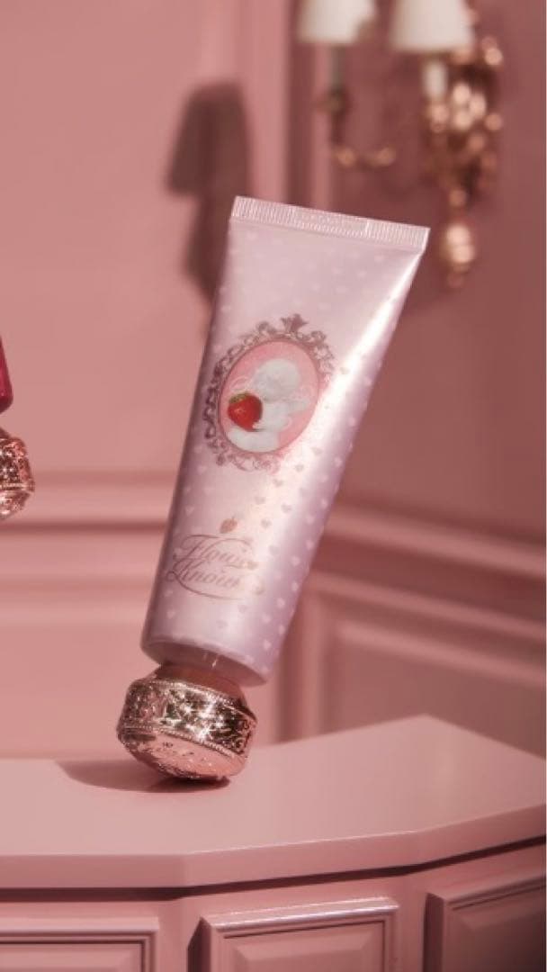 フラワーノーズ　ストロベリーキューピッド　ピンク色5点セット