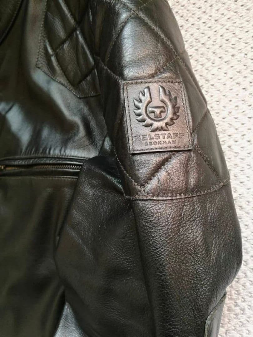 ベルスタッフスタナードレザージャケットベッカム. belstaff