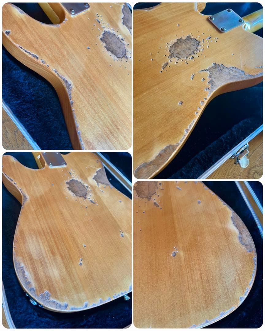 ハードレリックテレキャスタータイプ/フローティングトレモロ×アルニコピックアップ