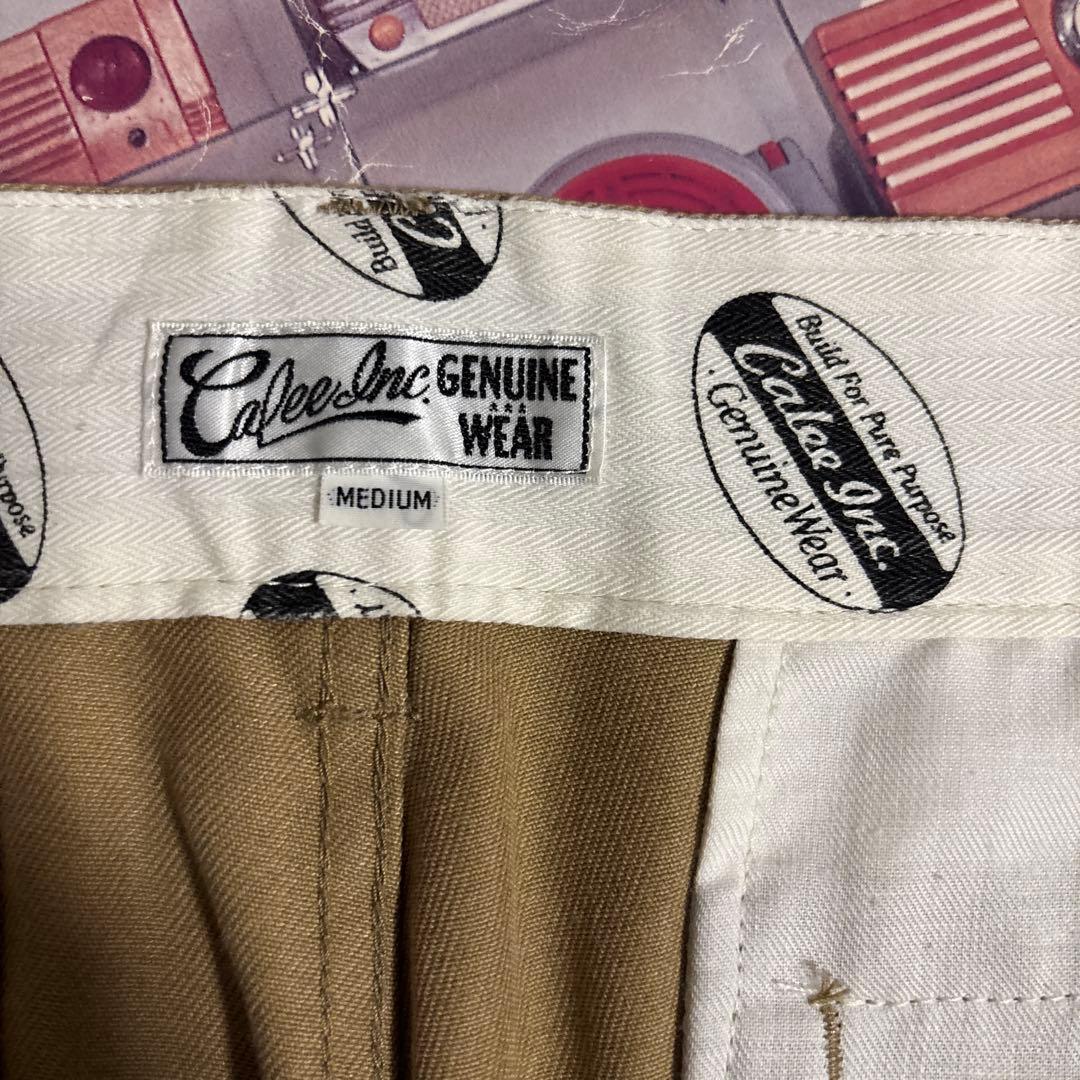 名作CALEE T/Cツイルチノトラウザーズワークパンツ日本製radiall