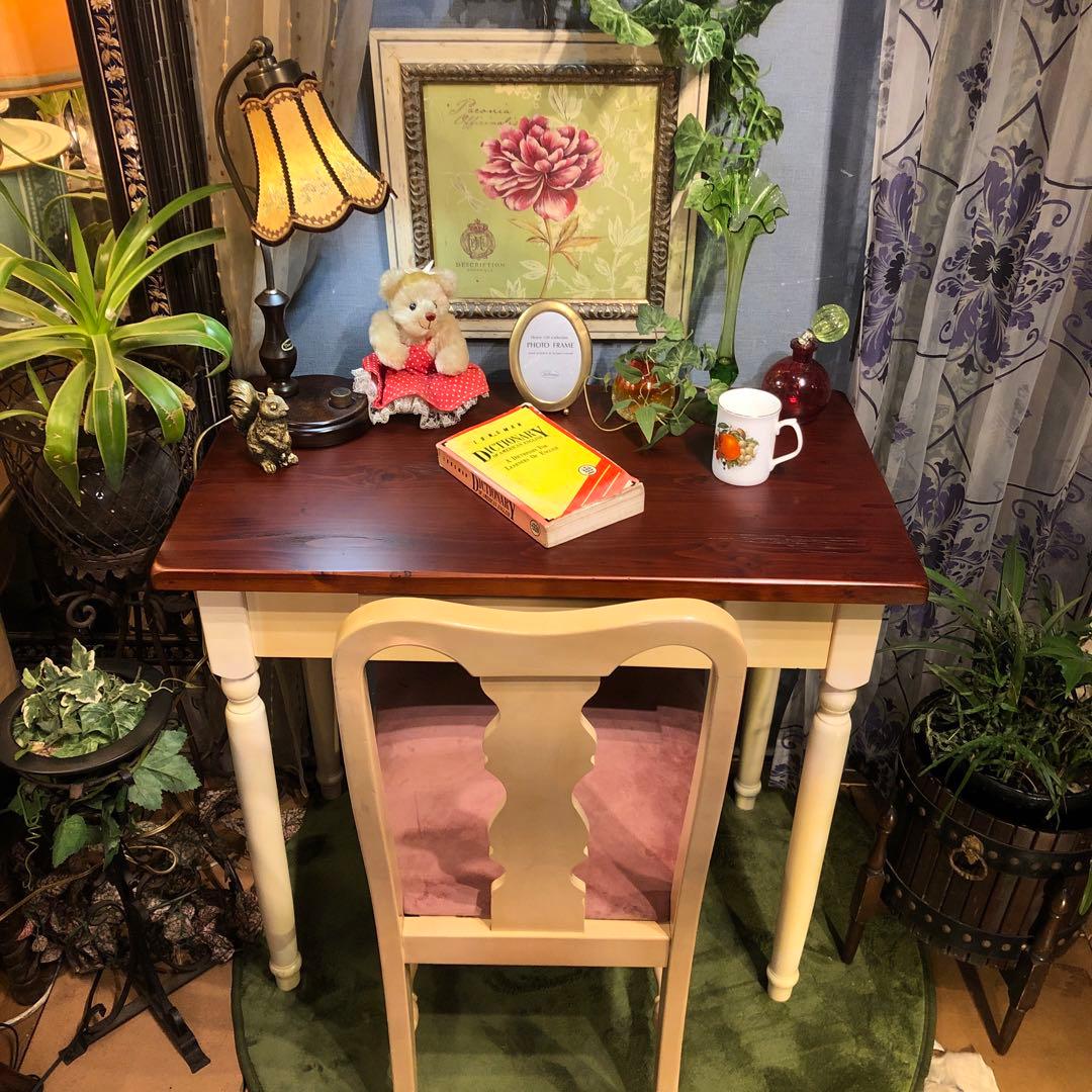 ciel　 シャビーシック　フレンチ　カントリー　コンパクトデスク